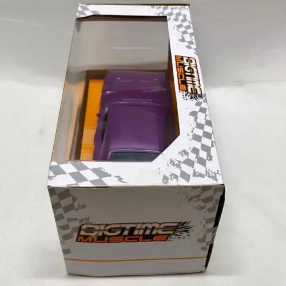 Jada Big Time Muscle 1969 Dodge Charger Daytona‎ 1:24 Purple Die-cast Model Car